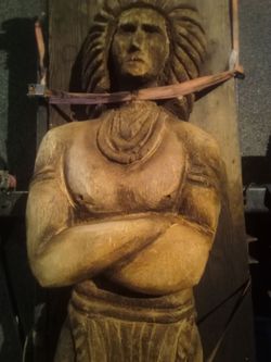 Native wood statue or best offer. I can carve  anything you would like
