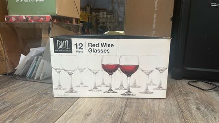 SALT 12-Piece Red Wine Glasses Set
