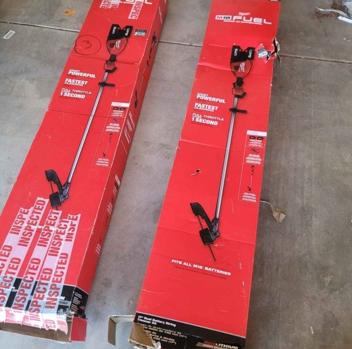 Milwaukee M18 FUEL 18V Brushless Cordless 17 in Dual Battery Straight Shaft String Trimmer Tool-Only