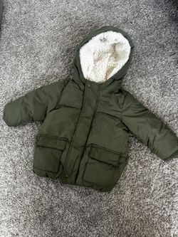 Old Navy Baby Winter Jacket 12–18M – Warm Hooded Coat