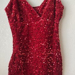 Red Sexy Short Dress