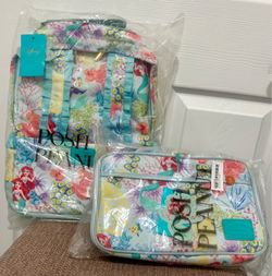 NEW Posh Peanut x Disney Princess Ariel Ruffled Backpack + Lunch Bag