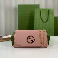 Gucci Pink Leather Wallet