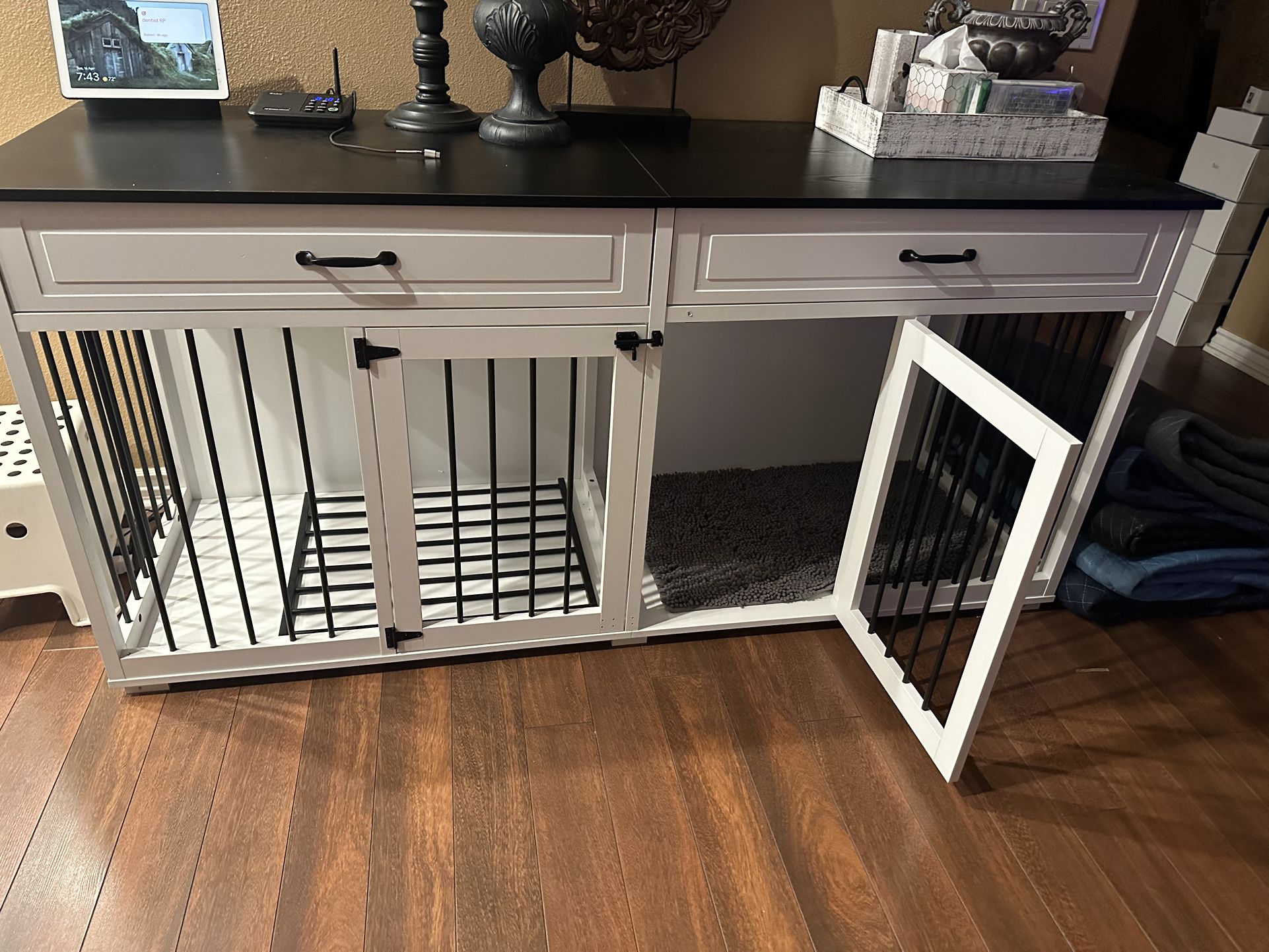 Brand new 2 dog Crate Cabinet