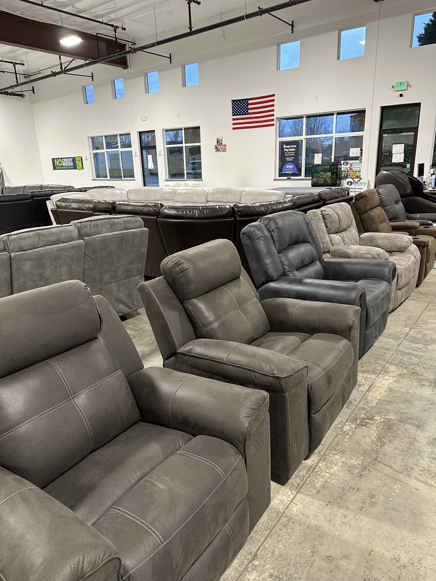 Recliners, Sofas And More! BRAND NEW