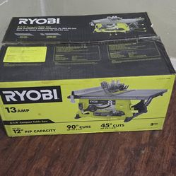 Ryobi 120 vt table saw new 8-1/4