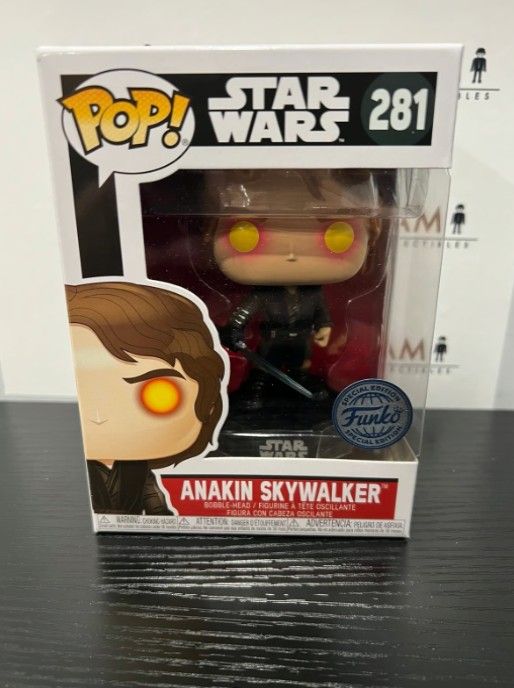 Funko Pop! Star Wars- Anakin Skywalker #281 Funko Shop Exclusive Sticker