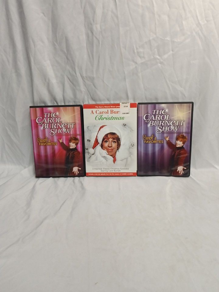 The Carol Burnett Show 3 DVD's Christmas Episodes