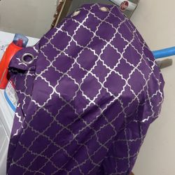 Curtains With Silver Accents 