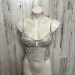 White Crop Top 