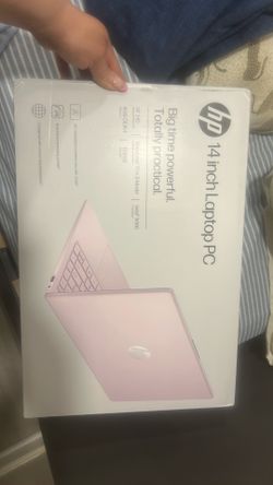 New in box HP 14 inch HD Windows Laptop Intel Processor N150 4GB 128GB UFS Tranquil Pink