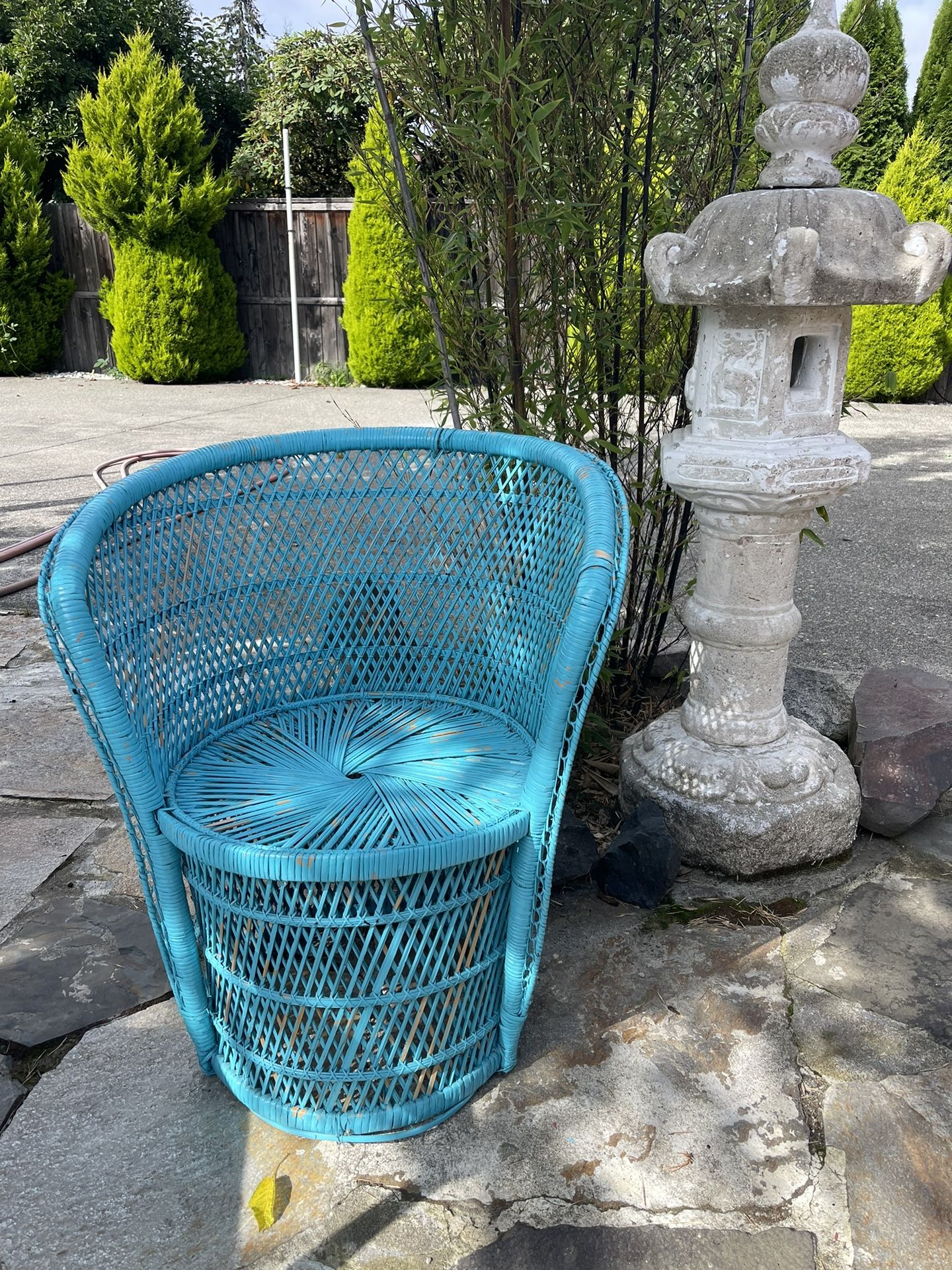 Boho Rattan Adult Chair for Sale in Edgewood, WA OfferUp