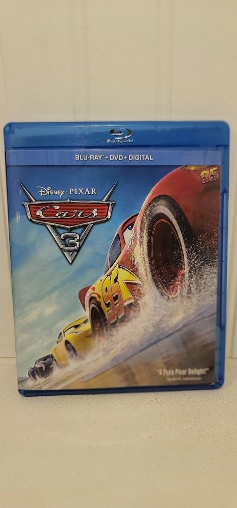 $5 DISNEY - PIXAR BLU RAY MOVIE. CARS 3 . BLU RAY / DVD ONLY. NO DIGITAL. $5 OR TRADE FOR A MOVIE TITLE I DO NOT ALREADY OWN.