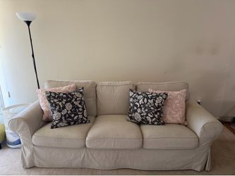 IKEA Ektorp three seater sofa, Beige
