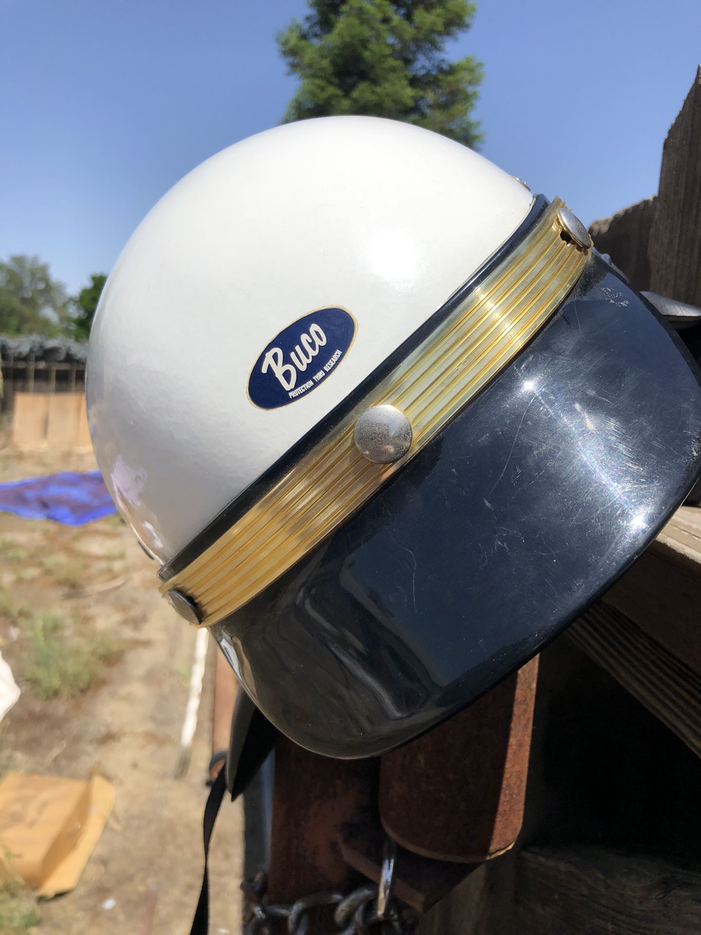 Vintage Buco Motorcycle Helmet