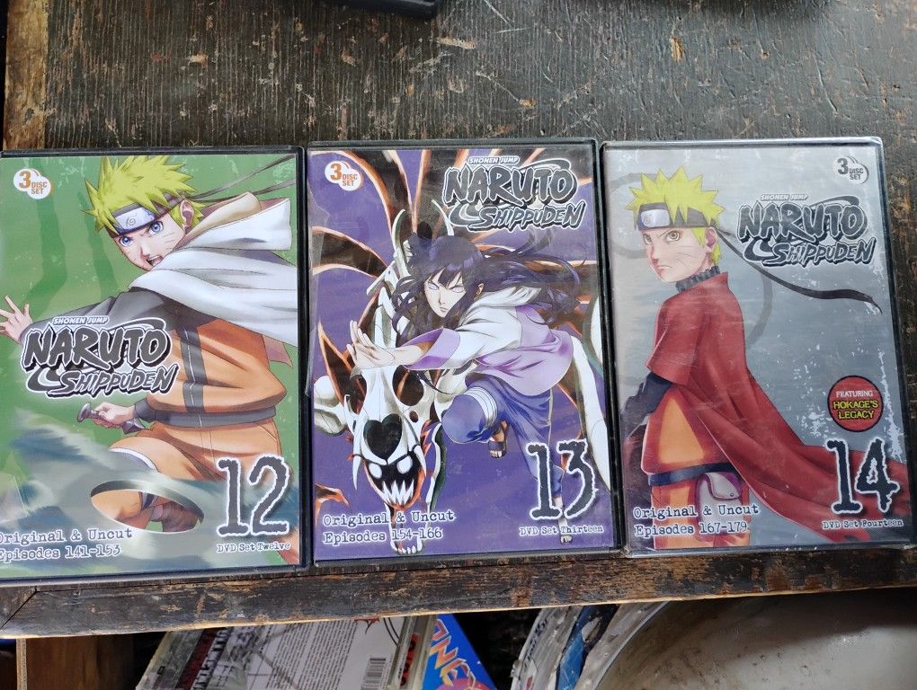 Naruto Shippuden DVDs