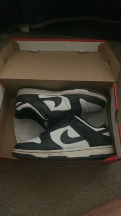 Slightly used panda dunks for sale