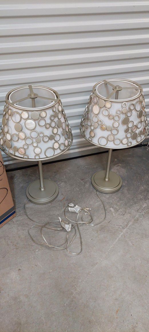 Matching Decorator Lamp Set