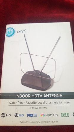 New! Onn Indoor HDTV Antenna