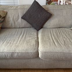 Sofa With Cushions Set Of 2 . Used In Good Condition .