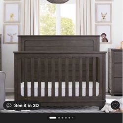 Simmons 4 In 1 Convertible Crib / Bed