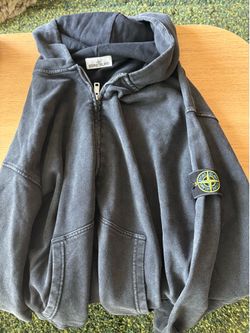 Stone island zip hoodie