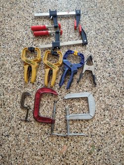Clamps of several kinds used in Warrenville
