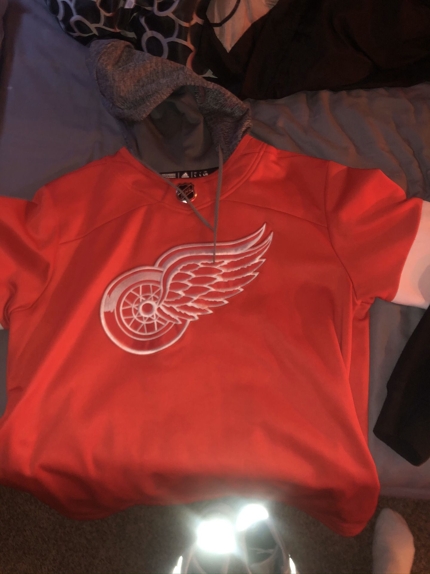 Authentic adidas Red Wings hoodie