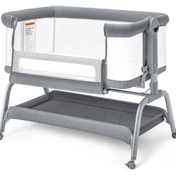 3 In 1 Baby Bassinet Bedside Sleeper 