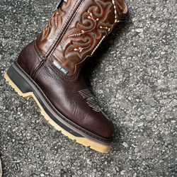 Squared Toe Work Boot