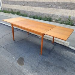 Mid Century Danish Teak Dining Table