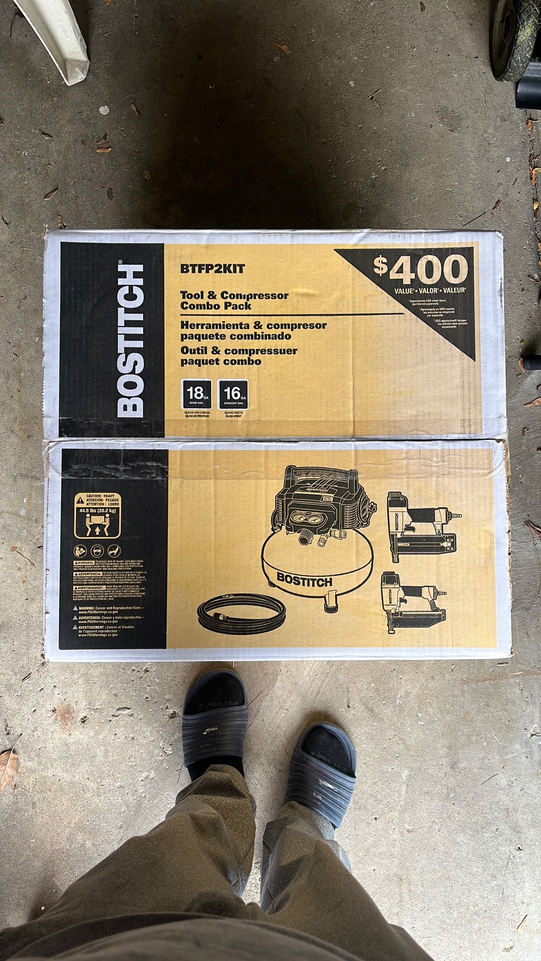Bostitch Tool And Compressor Combo Pack