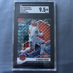 Jamarr Chase Mosaic Genesis Rookie Sgc 9.5
