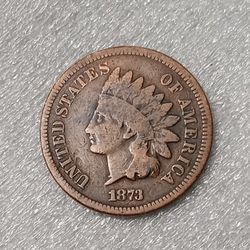 1873 Indian Head Penny 
