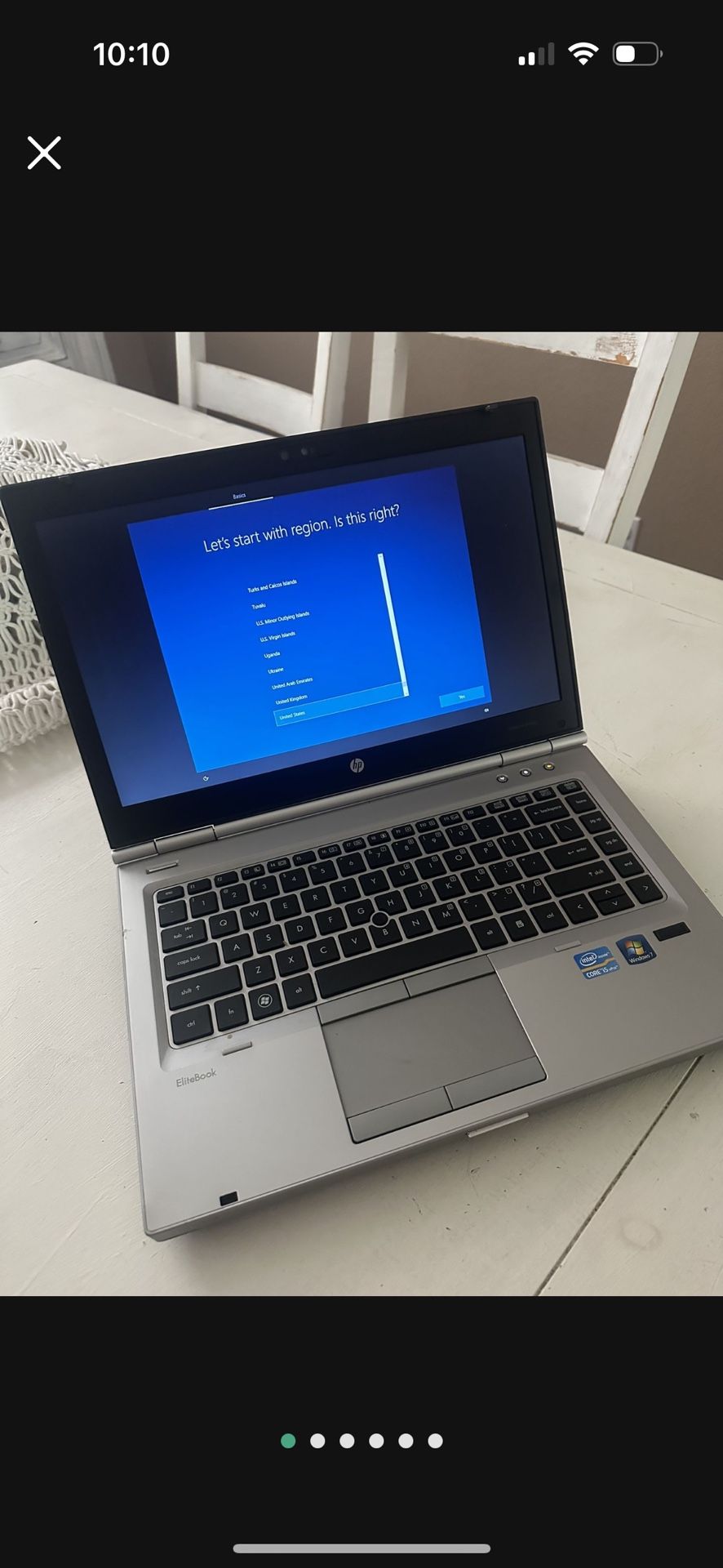 HP Elitebook 8460p Laptop. Windows. Chromebook.