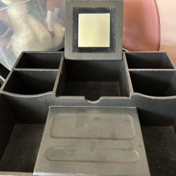 Wooden Organizer W Mirror 