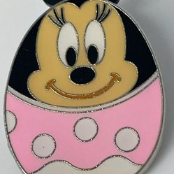 Disneyland Paris Easter Egg Minnie Mouse DLP Pink Dress Parks Pin Trading