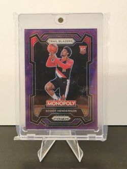 Scoot Henderson RC Monopoly Panini .75