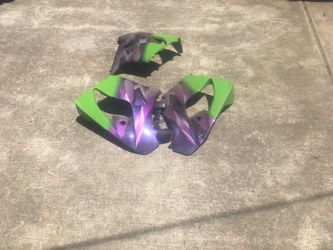 1998-1999 Kawasaki green OEM zx9 upper fairings