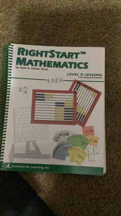Right Start Math / Level D Lessons