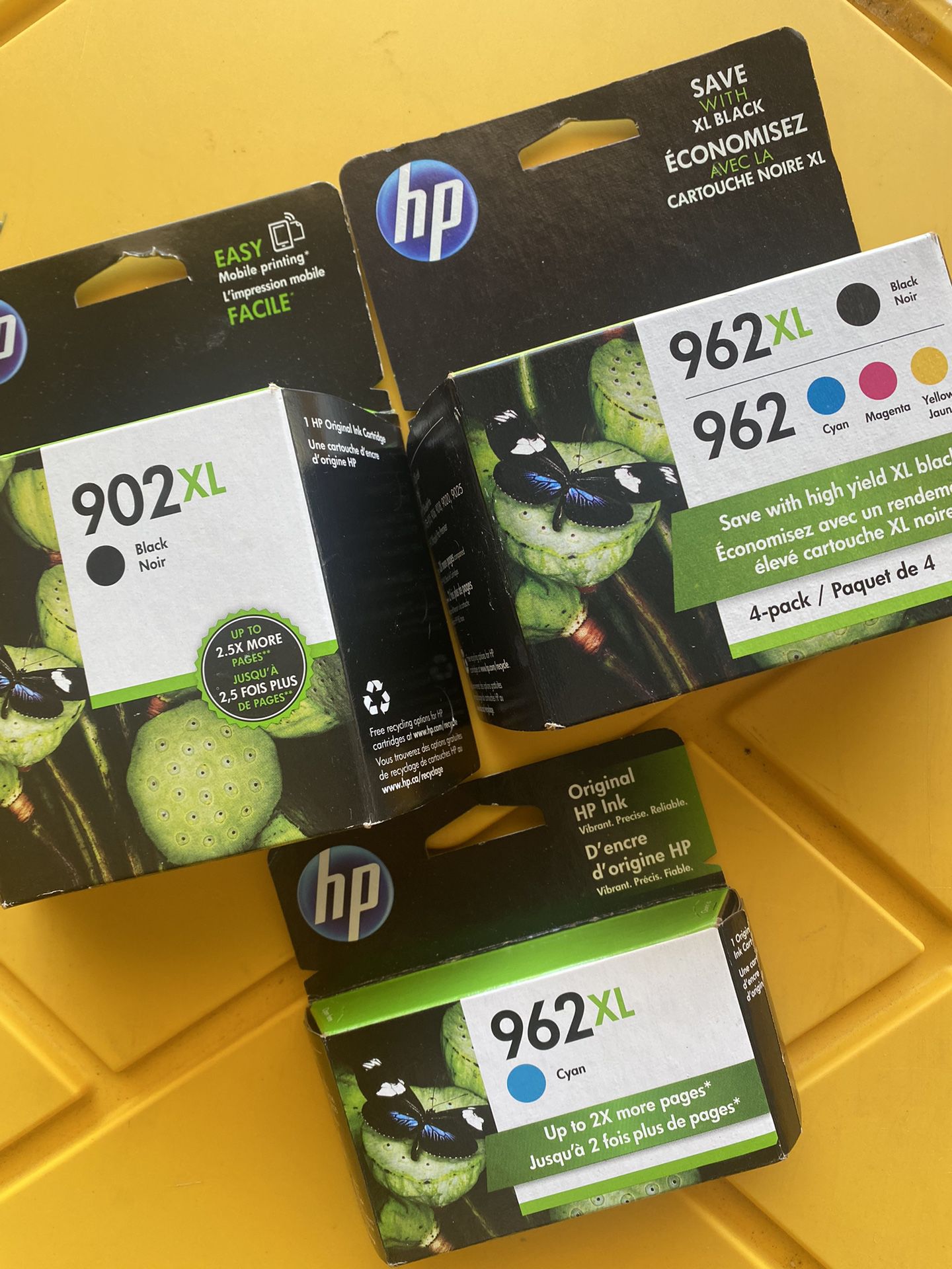 HP Printer Inks xL Packs 