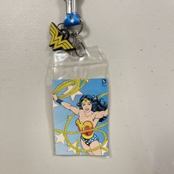 Wonder Woman lanyard badge holder