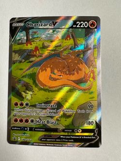Pokémon Charizard V SWSH260 Full Art Promo Card