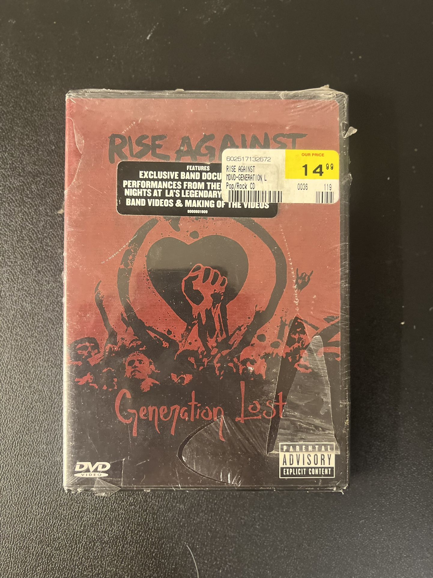 Rise Against Generation Lost (DVD, 2006) New Sealed