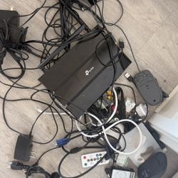 To-link Router, Mouses , Cords 