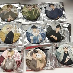 Haikyu Japanese Paper Style Can Badges/ Pins 
