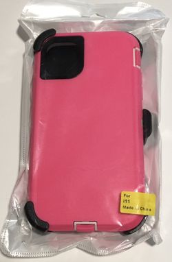 iPhone 11 Case With Holder Pink