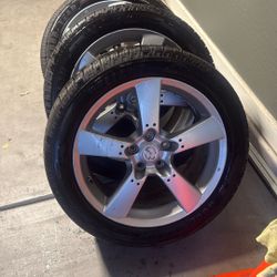New Tires Bought A Month Ago Less Then 100 Miles Selling With Wheels 