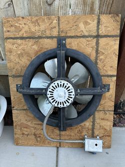 18 In. Gable Attic Vent Fan