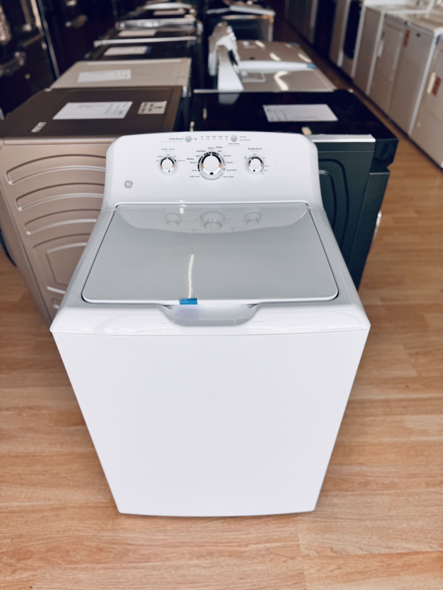 Brand-New GE - 4.0 Cu. Ft. High-Efficiency Top Load Washer with Water Level Control - White Model: GTW325ASWWW